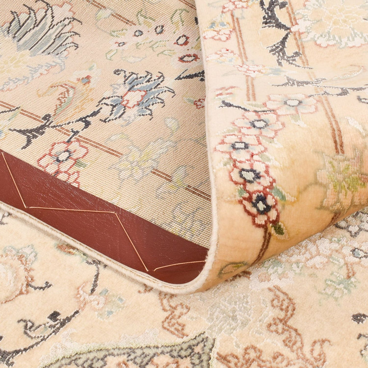 Persisk matta - Tabriz - Royal - 198 x 148 cm - karamell