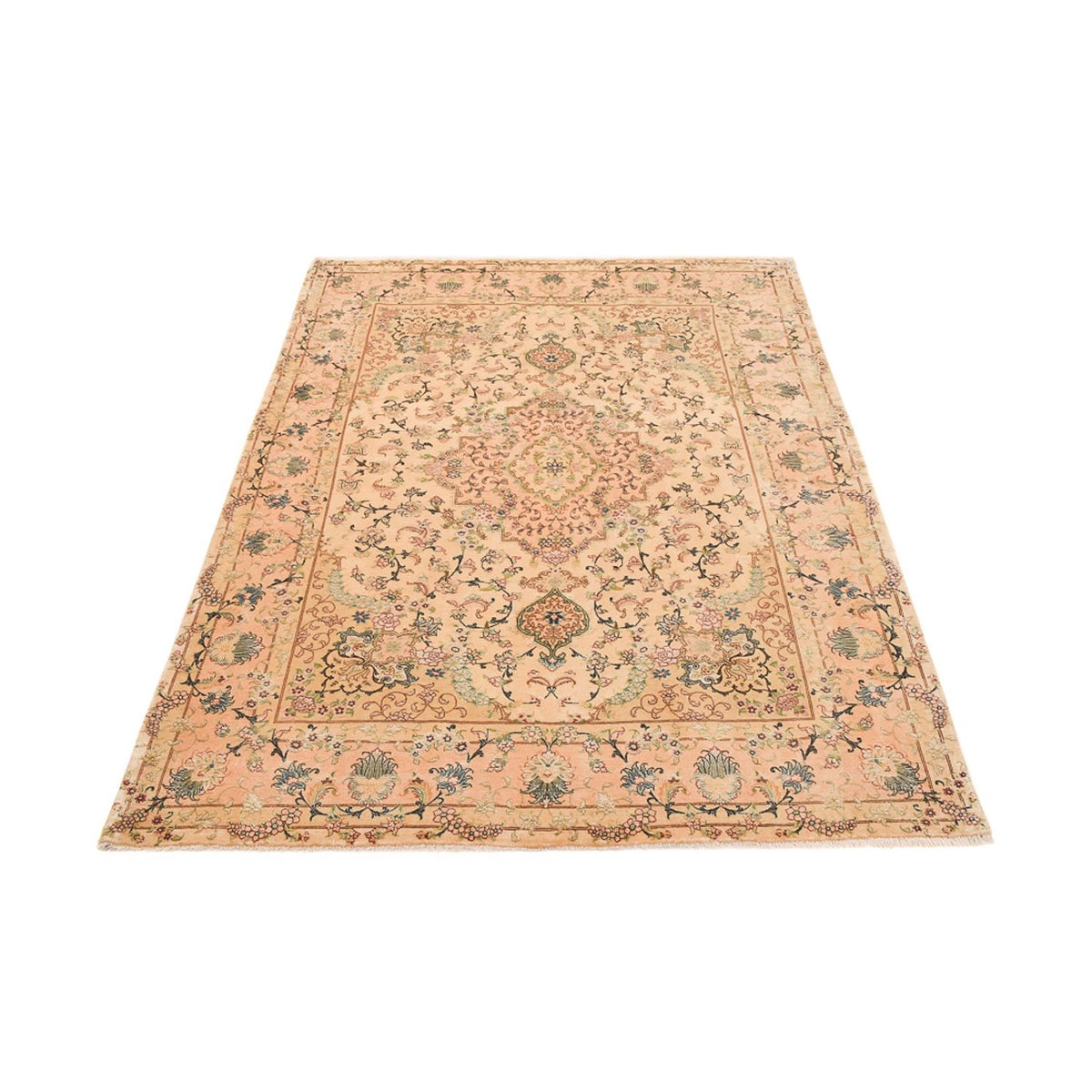 Persisk matta - Tabriz - Royal - 198 x 148 cm - karamell