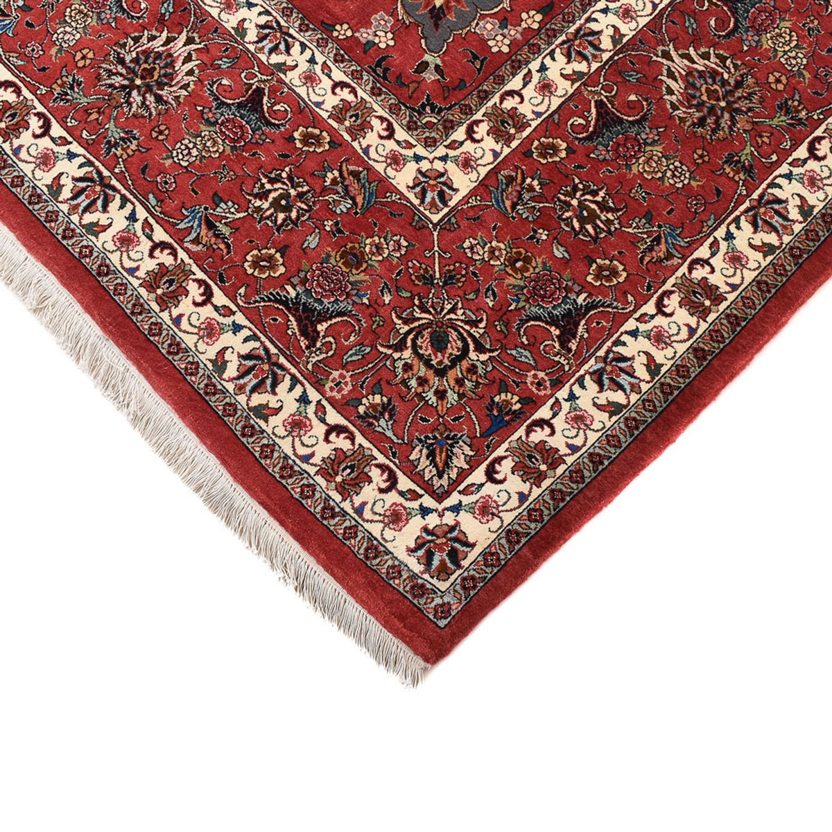 Persisk matta - Bijar - 380 x 296 cm - mörkblå