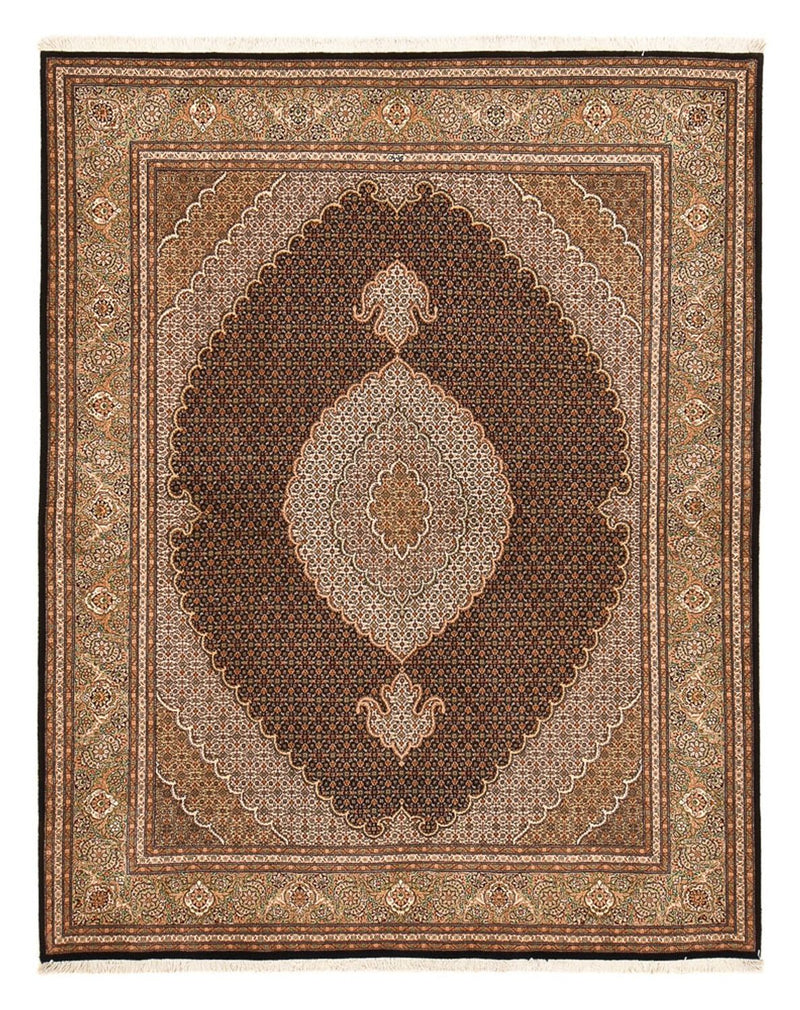Persisk matta - Tabriz - Royal - 250 x 202 cm - mörkbrun