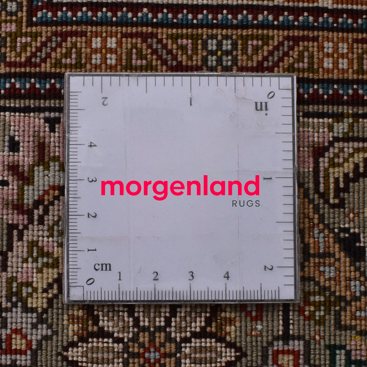 Persisk matta - Tabriz - Royal - 250 x 202 cm - mörkbrun