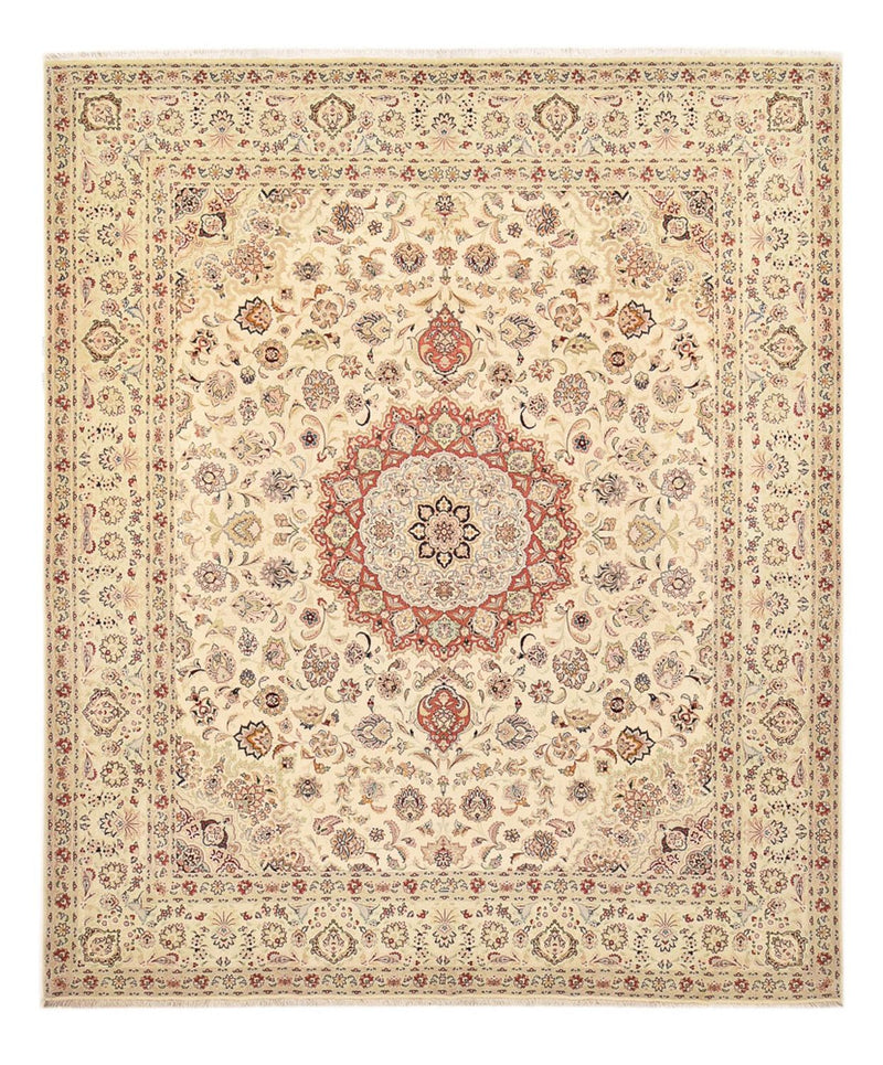 Persisk matta - Tabriz - Royal - 349 x 298 cm - beige