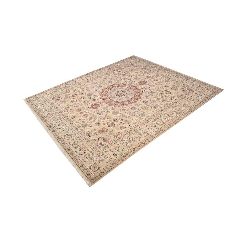 Persisk matta - Tabriz - Royal - 349 x 298 cm - beige