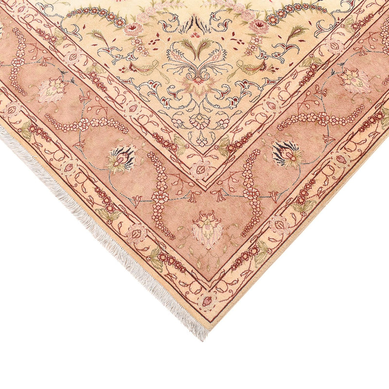 Persisk matta - Tabriz - Royal - 300 x 200 cm - ljusbeige