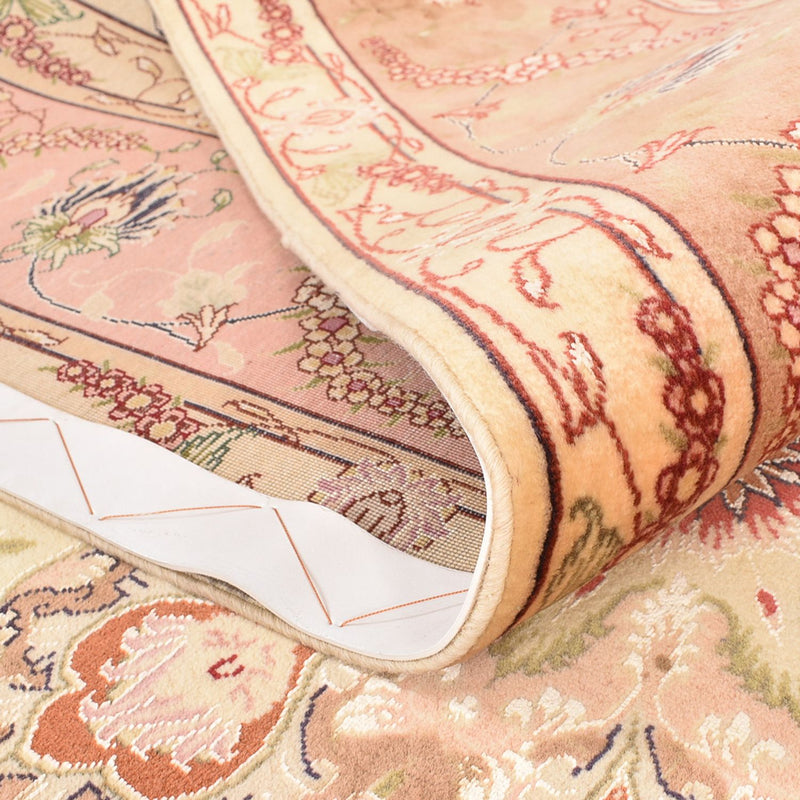 Persisk matta - Tabriz - Royal - 300 x 200 cm - ljusbeige