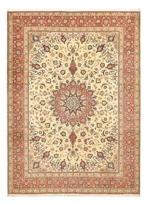 Persisk matta - Tabriz - Royal - 358 x 250 cm - ljusbeige