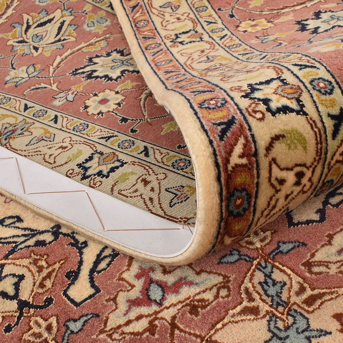 Persisk matta - Tabriz - Royal - 358 x 250 cm - ljusbeige
