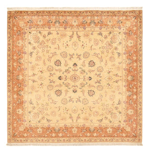 Persisk matta - Tabriz - Royal kvadrat  - 207 x 202 cm - ljusbeige