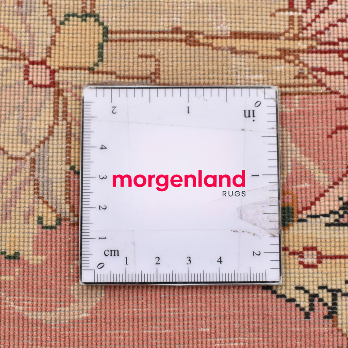 Persisk matta - Tabriz - Royal kvadrat  - 207 x 202 cm - ljusbeige