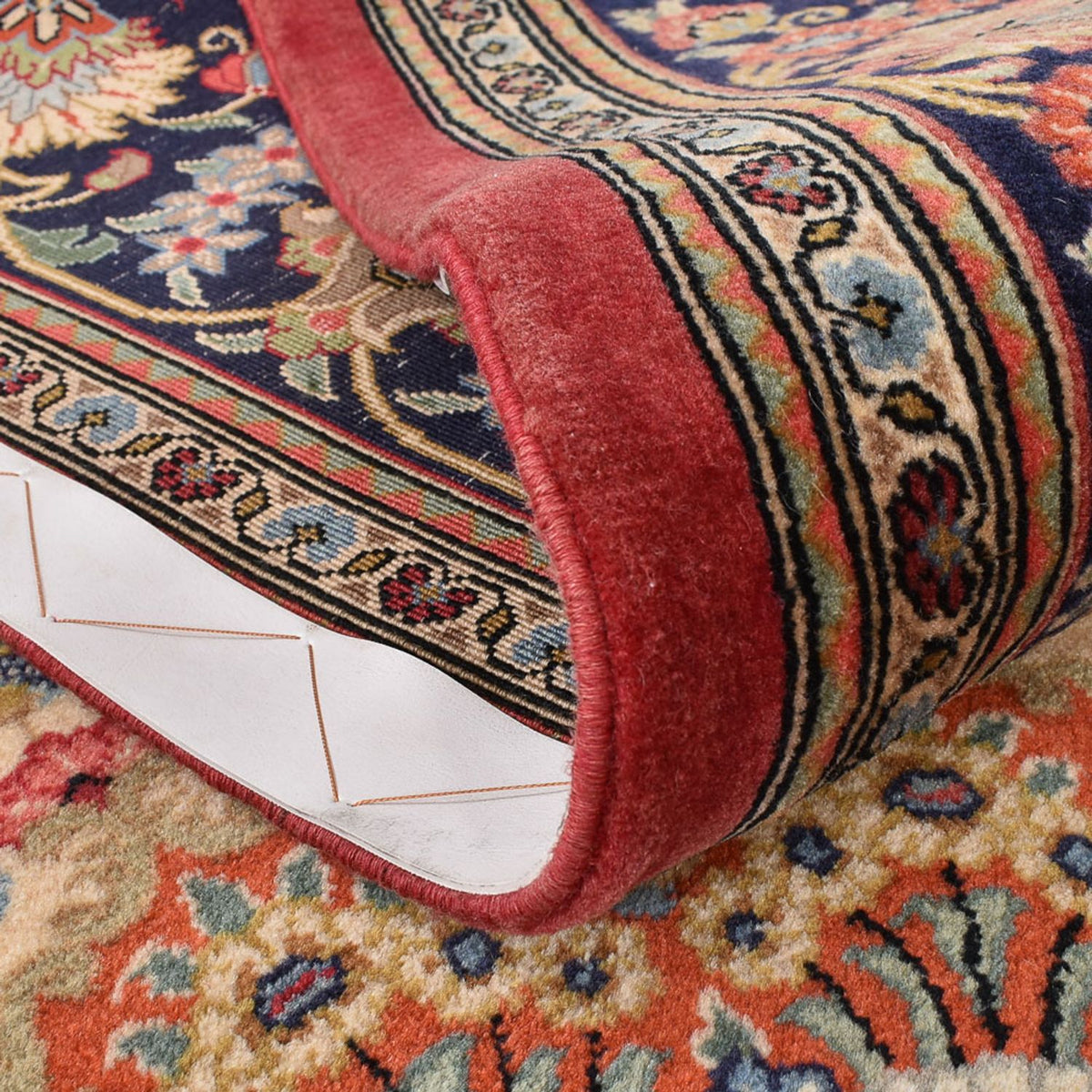 Persisk matta - Ghom - 308 x 200 cm - röd