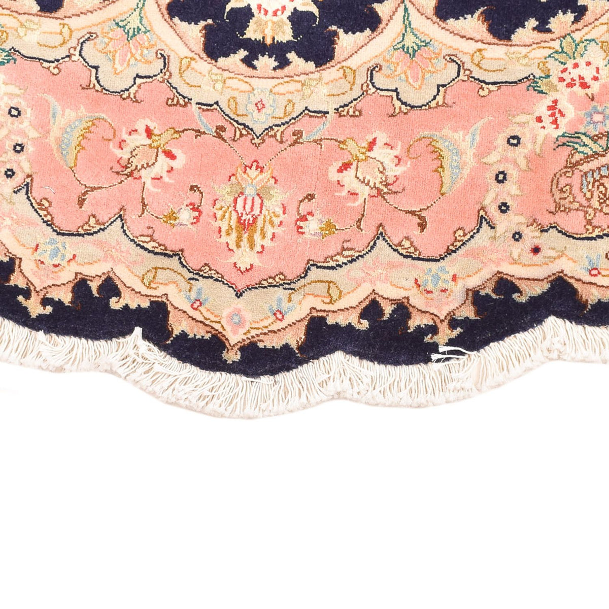 Persisk matta - Tabriz - Premium runt  - 150 x 150 cm - flerfärgad