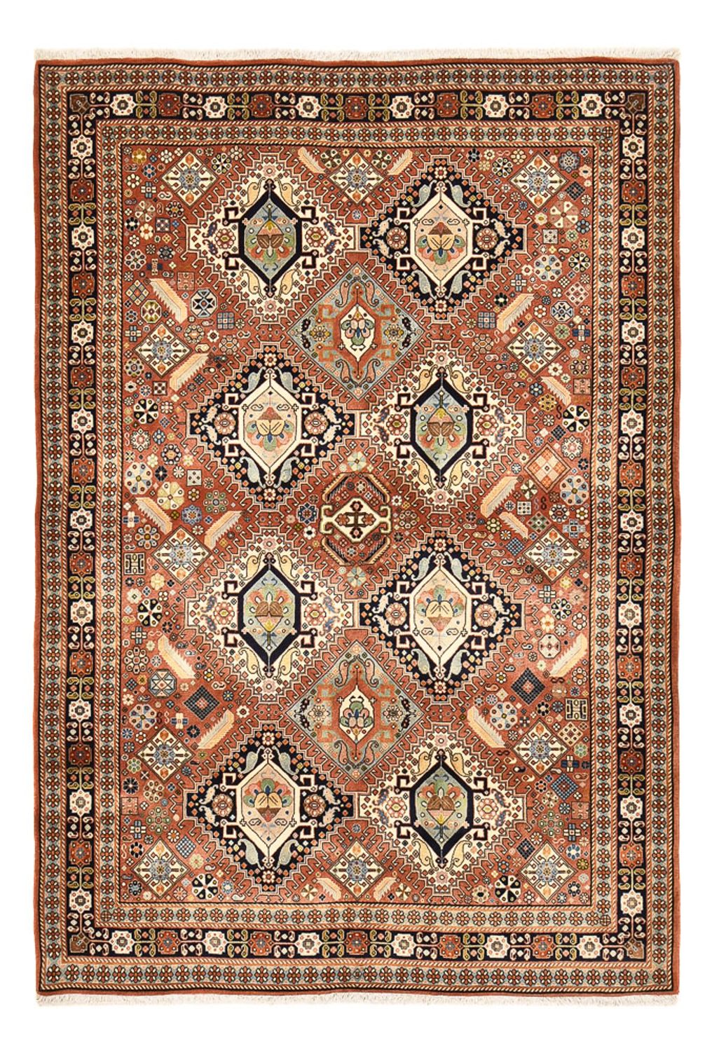 Gabbeh-matta - Kashkuli Persiska - 290 x 176 cm - mörk beige