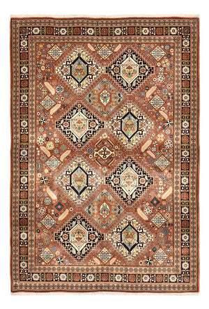 Gabbeh-matta - Kashkuli Persiska - 290 x 176 cm - mörk beige