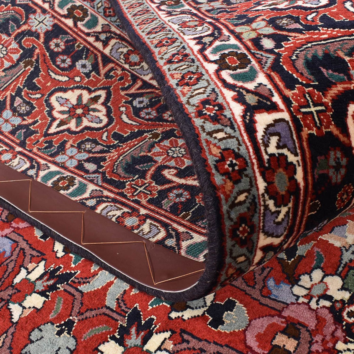 Persisk matta - Bijar - 297 x 206 cm - röd