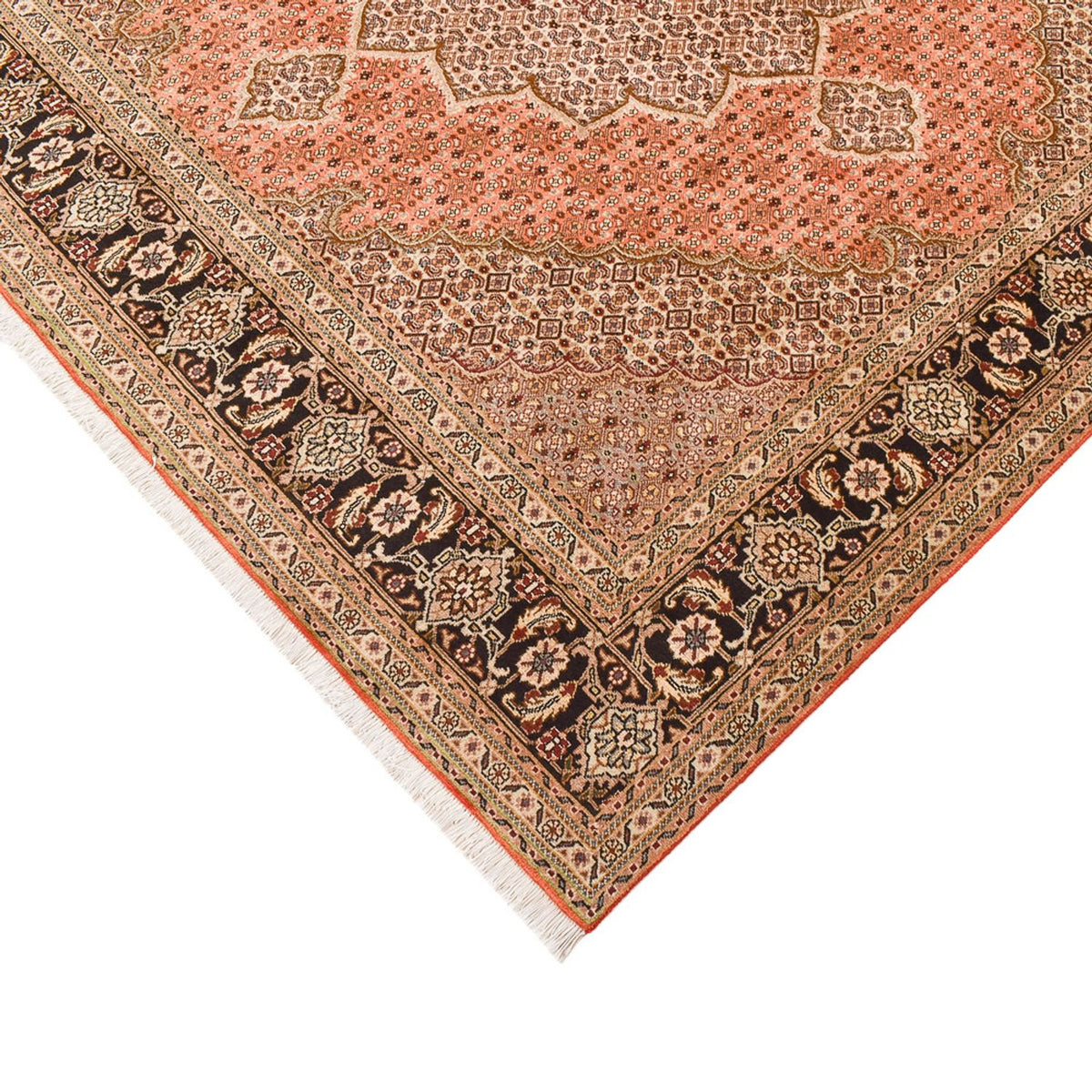 Persisk matta - Tabriz - Royal kvadrat  - 253 x 245 cm - mörk beige