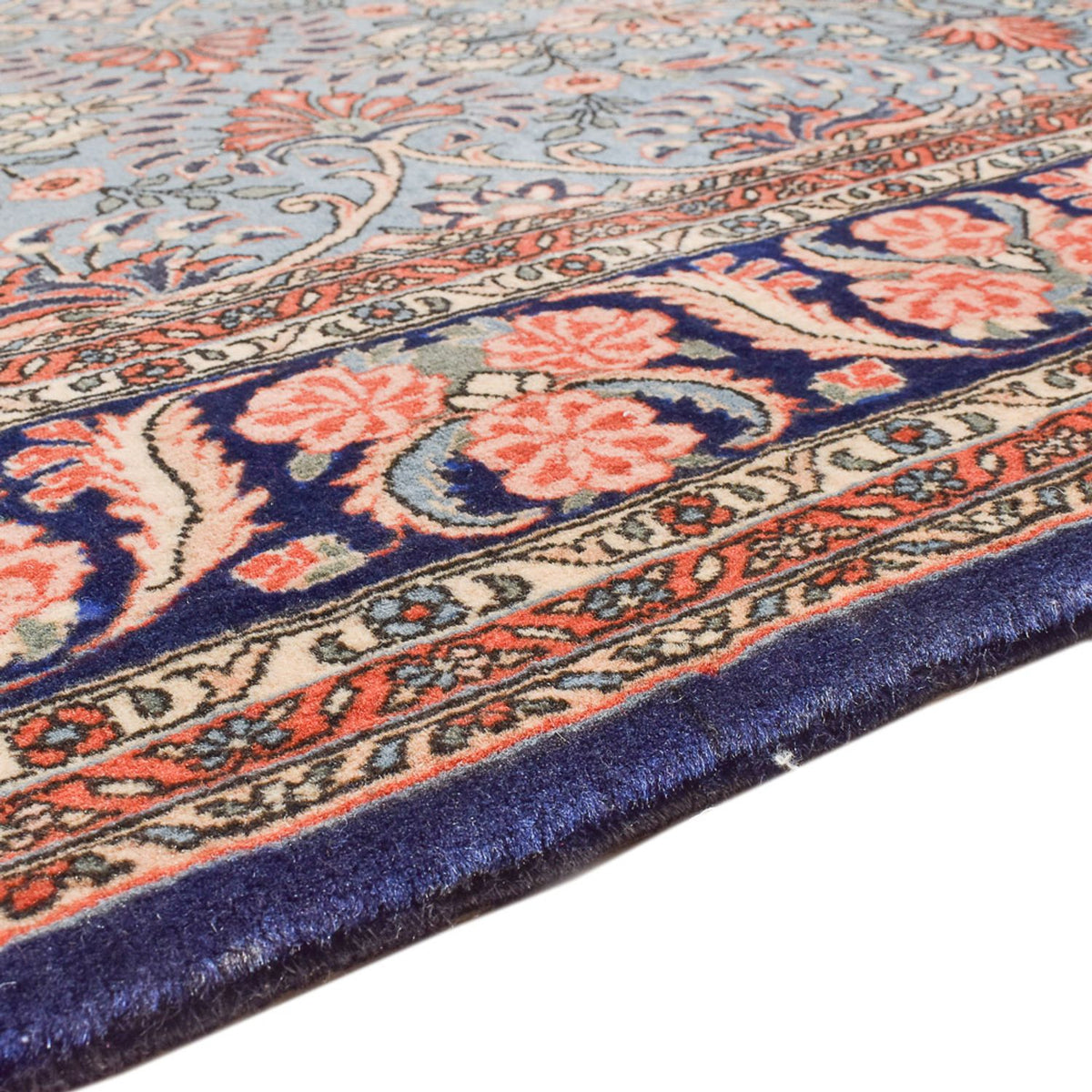 Persisk matta - Bijar - 310 x 222 cm - ljusblå