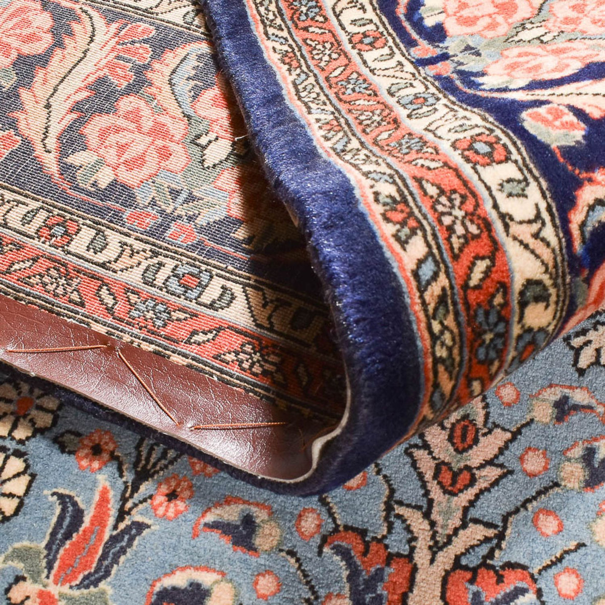 Persisk matta - Bijar - 310 x 222 cm - ljusblå