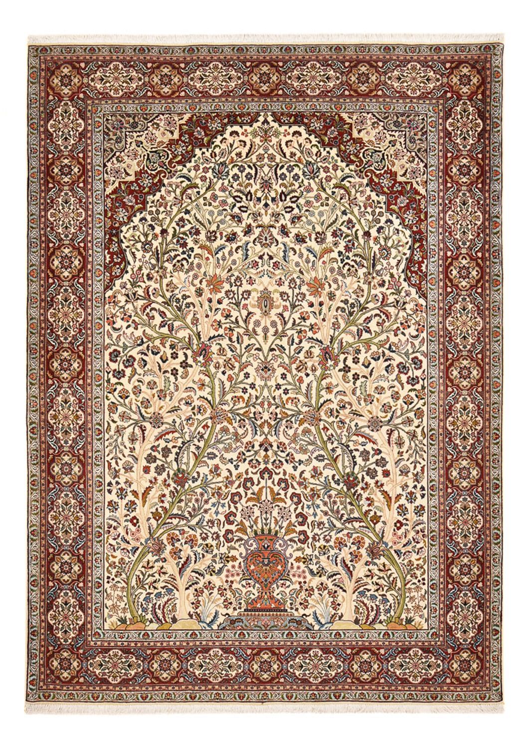Persisk matta - Tabriz - Royal - 250 x 177 cm - sand