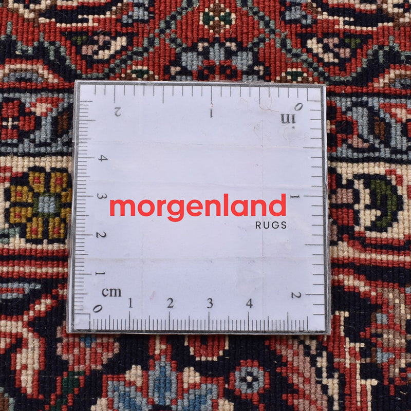 Persisk matta - Bijar - 195 x 132 cm - mörkröd