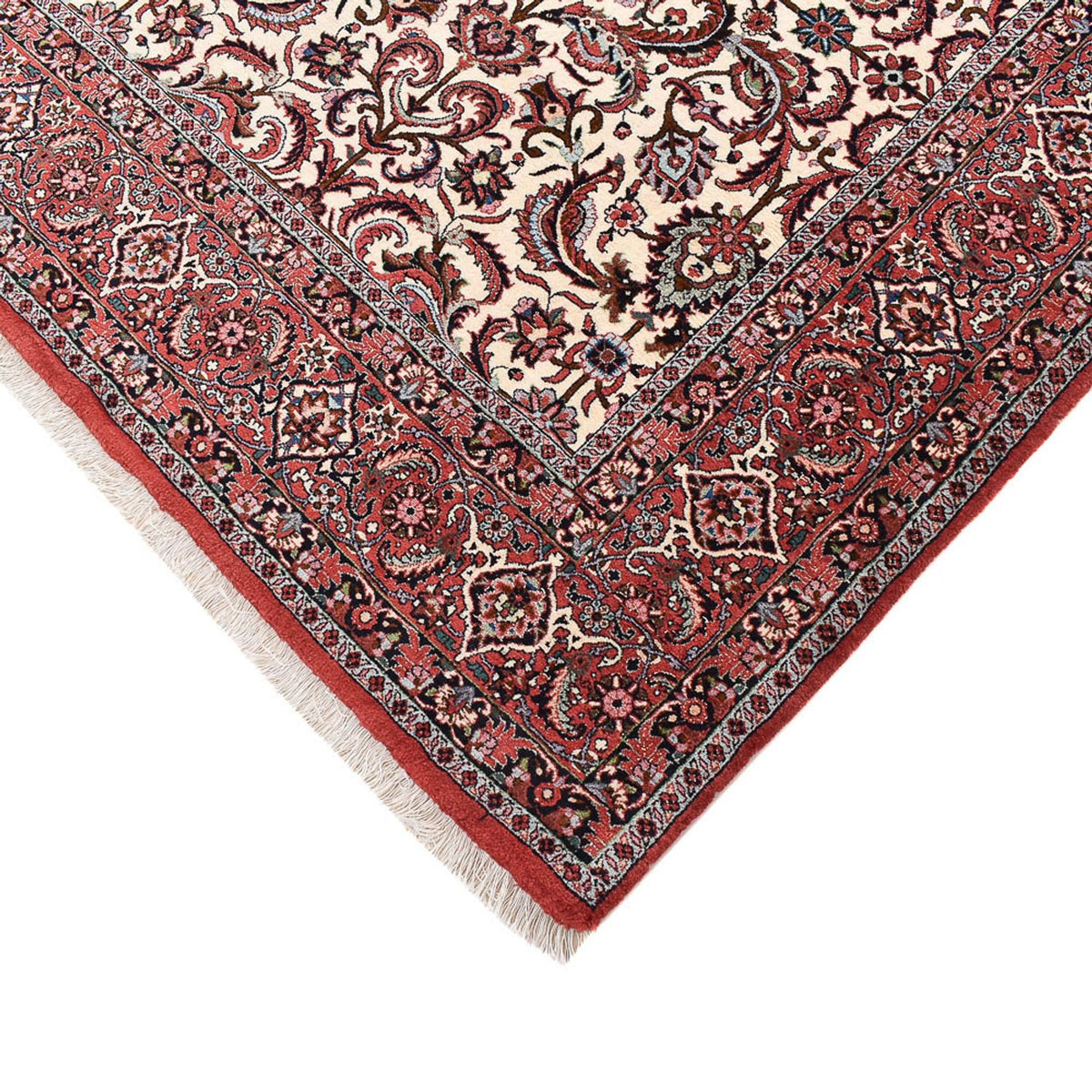 Persisk matta - Bijar - 303 x 202 cm - grädde