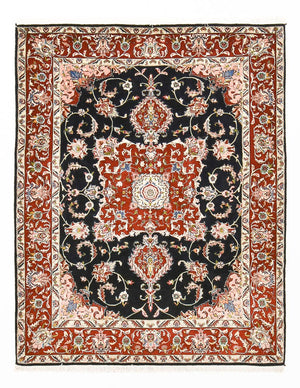 Persisk matta - Ghom - 180 x 140 cm - mörkblå