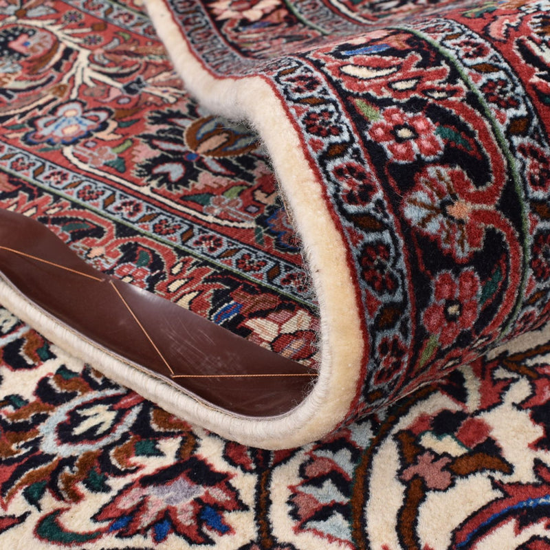 Persisk matta - Bijar - 400 x 302 cm - bordeaux röd