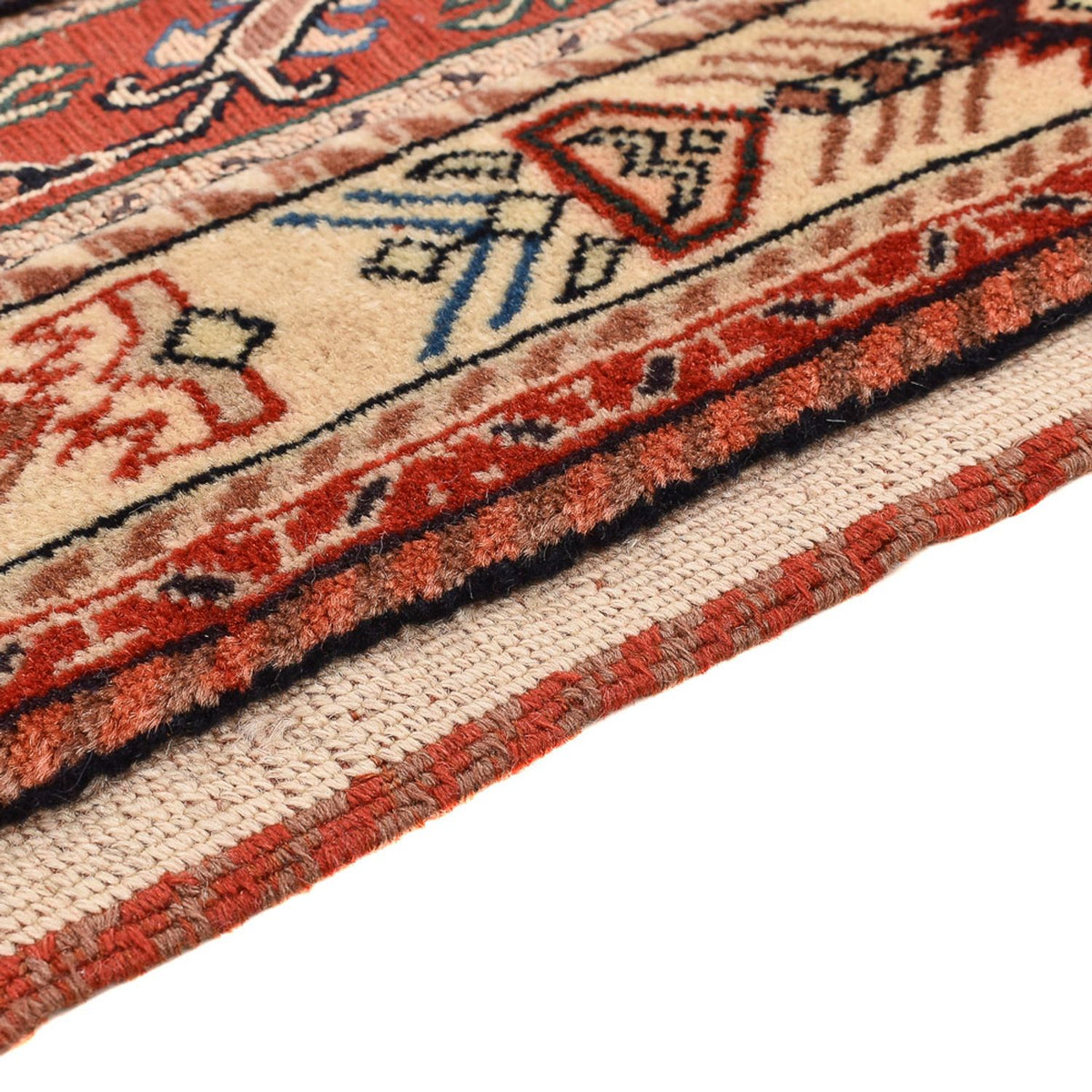 Kelim Carpet - orientalisk matta - 155 x 117 cm - flerfärgad