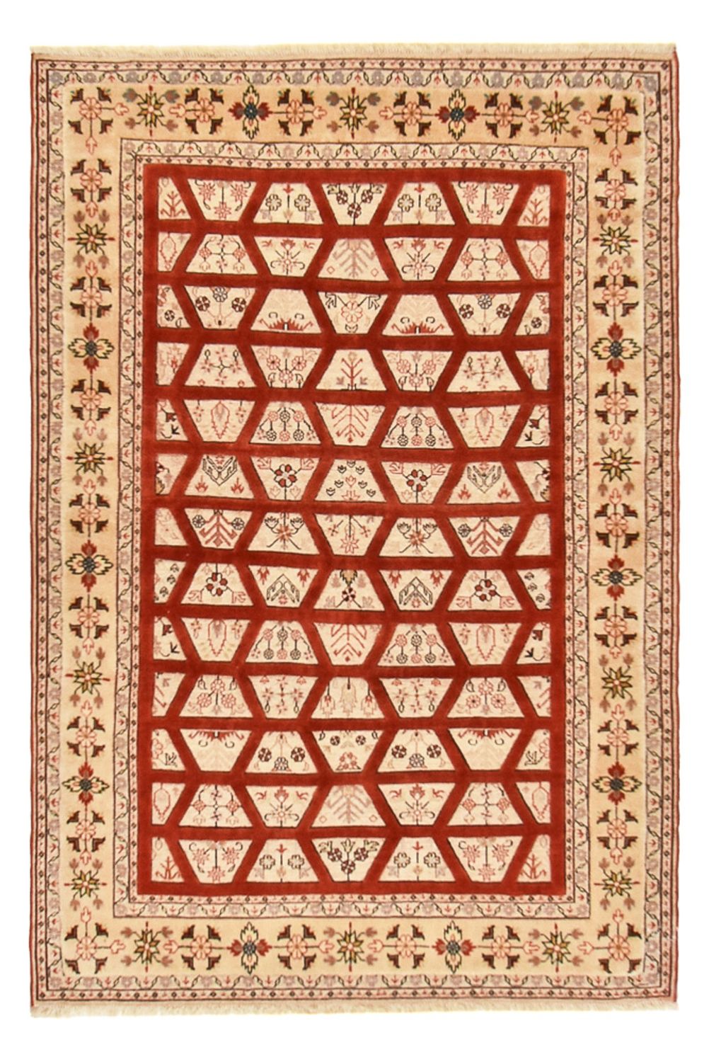 Kelim Carpet - orientalisk matta - 190 x 130 cm - flerfärgad