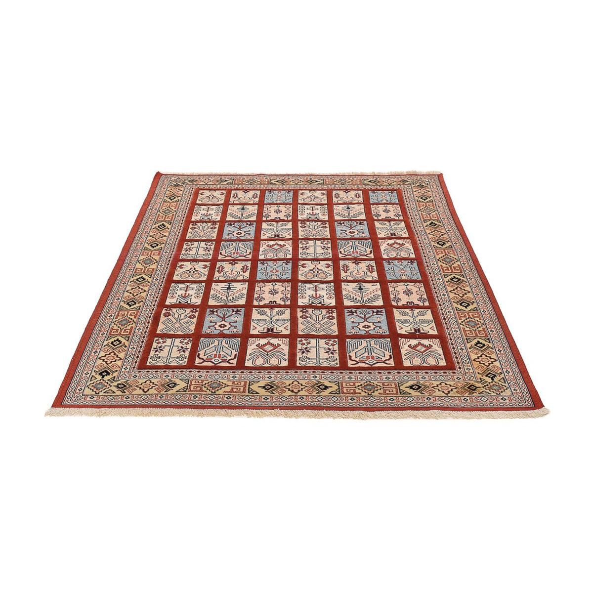 Kelim Carpet - orientalisk matta - 190 x 130 cm - flerfärgad