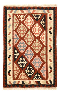 Kelim Carpet - orientalisk matta - 153 x 100 cm - flerfärgad