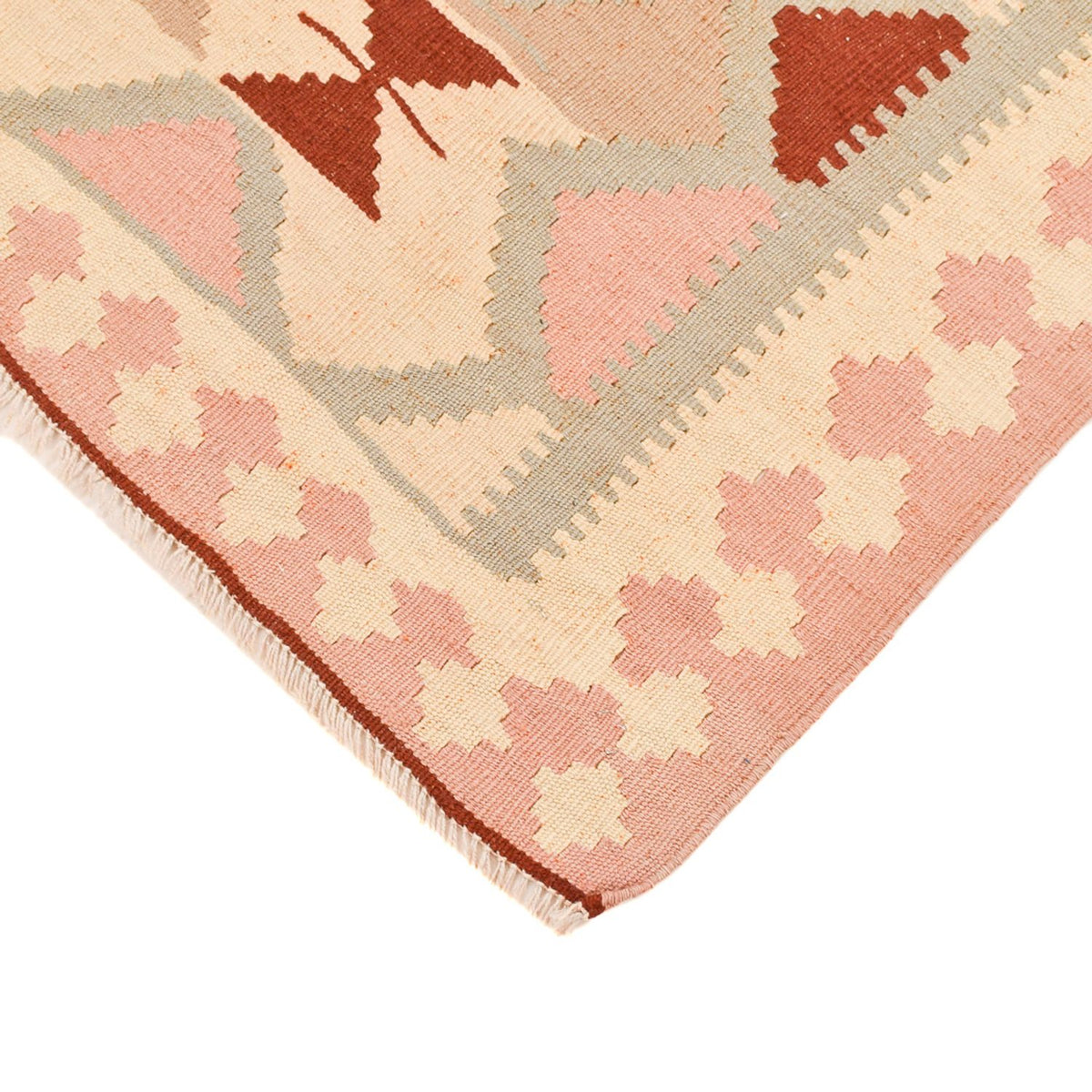 Kelim Carpet - orientalisk matta - 145 x 100 cm - flerfärgad