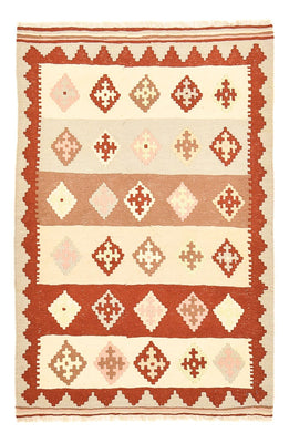 Kelim Carpet - orientalisk matta - 145 x 96 cm - flerfärgad