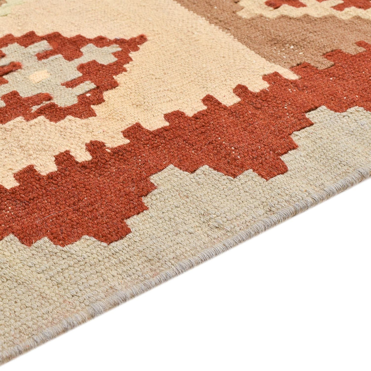 Kelim Carpet - orientalisk matta - 145 x 96 cm - flerfärgad