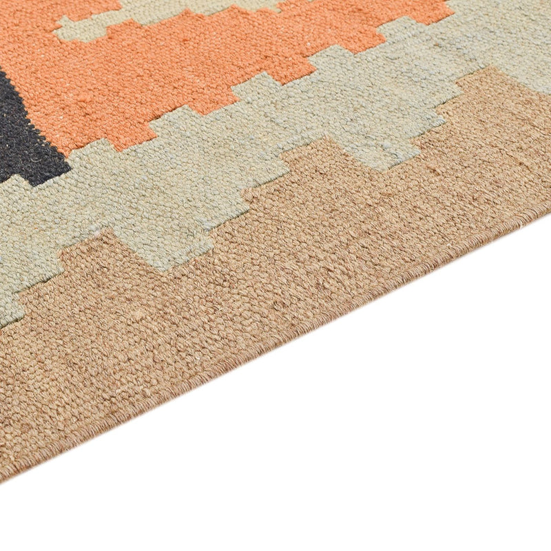 Kelim Carpet - orientalisk matta - 147 x 100 cm - flerfärgad