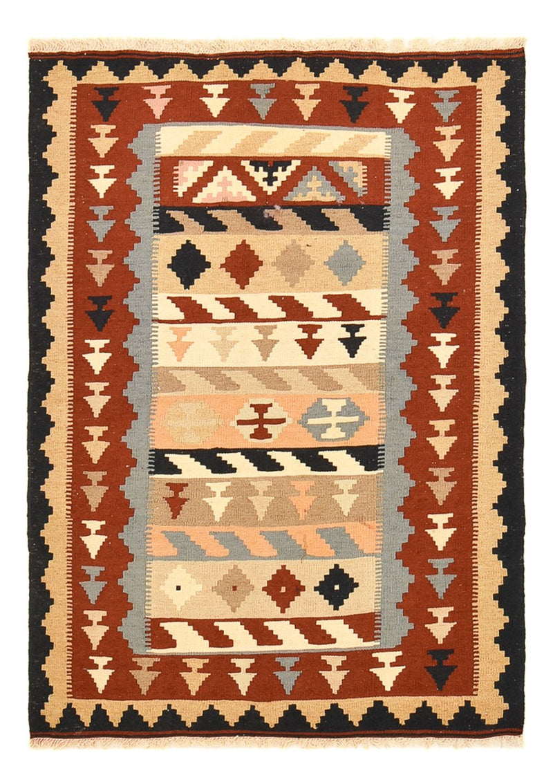 Kelim Carpet - orientalisk matta - 146 x 104 cm - flerfärgad