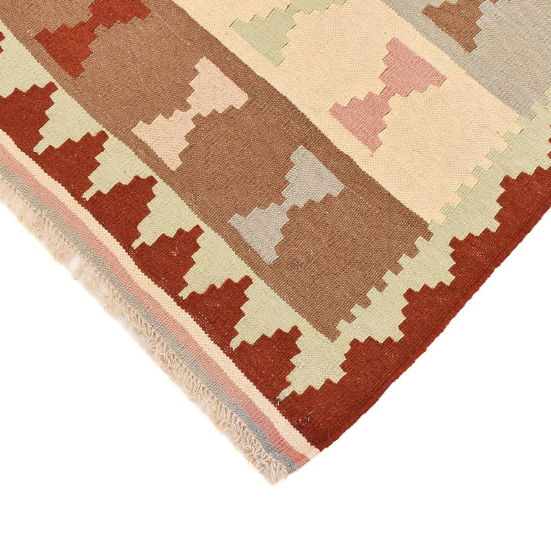 Kelim Carpet - orientalisk matta - 147 x 100 cm - flerfärgad