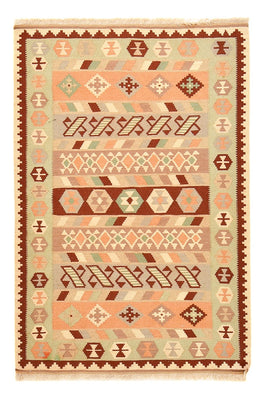 Kelim Carpet - orientalisk matta - 147 x 98 cm - flerfärgad