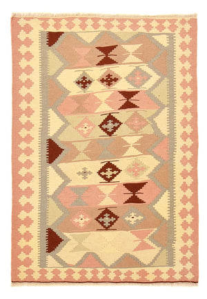 Kelim Carpet - orientalisk matta - 150 x 105 cm - beige