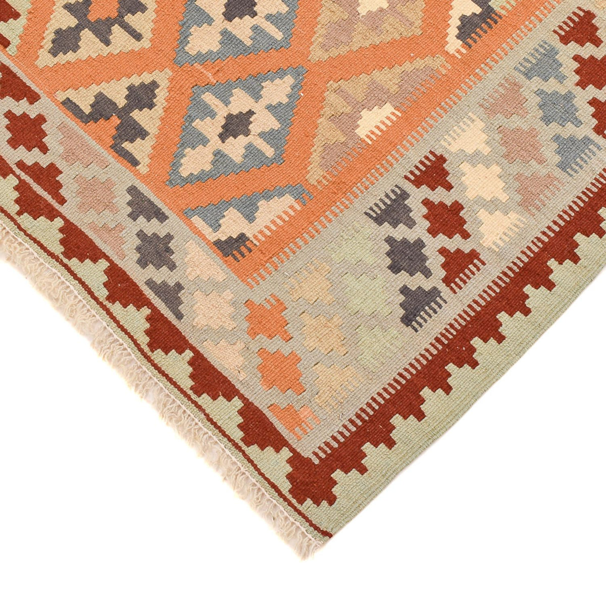 Kelim Carpet - orientalisk matta - 145 x 103 cm - flerfärgad