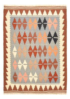 Kelim Carpet - orientalisk matta - 145 x 100 cm - flerfärgad