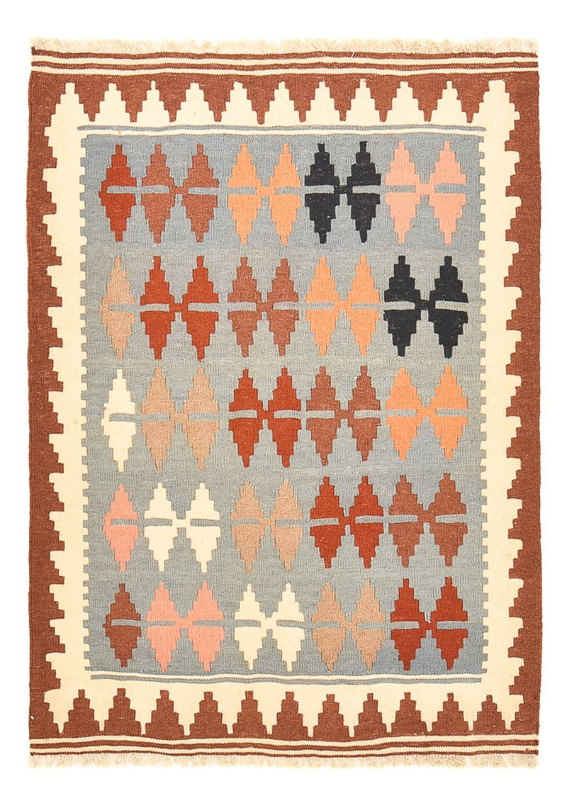 Kelim Carpet - orientalisk matta - 145 x 100 cm - flerfärgad