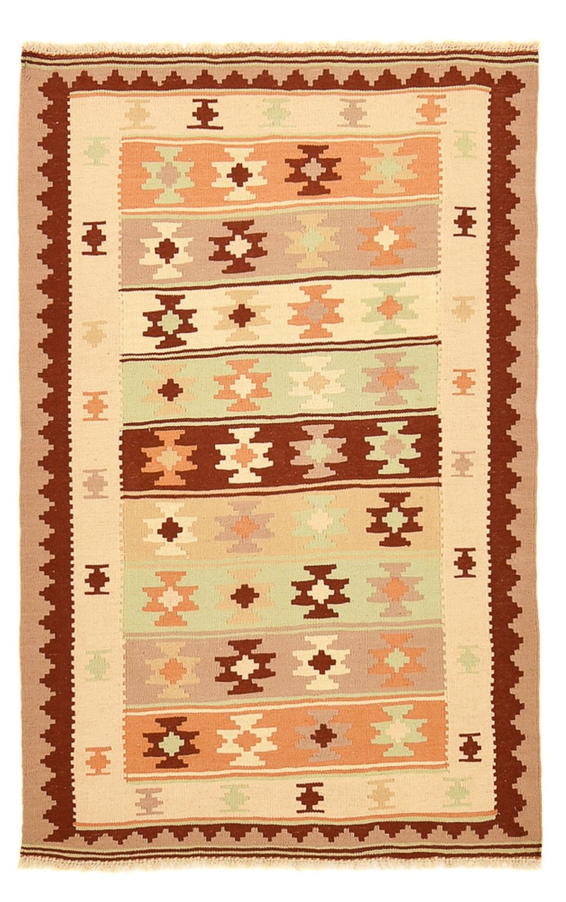 Kelim Carpet - orientalisk matta - 147 x 96 cm - beige