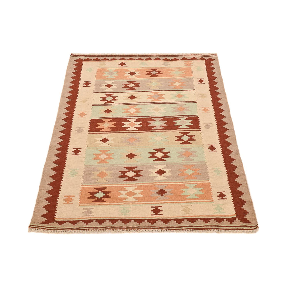 Kelim Carpet - orientalisk matta - 147 x 96 cm - beige