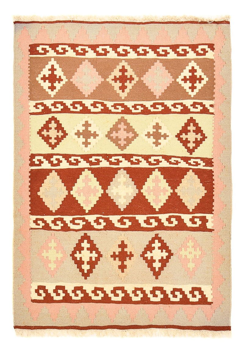 Kelim Carpet - orientalisk matta - 137 x 98 cm - flerfärgad