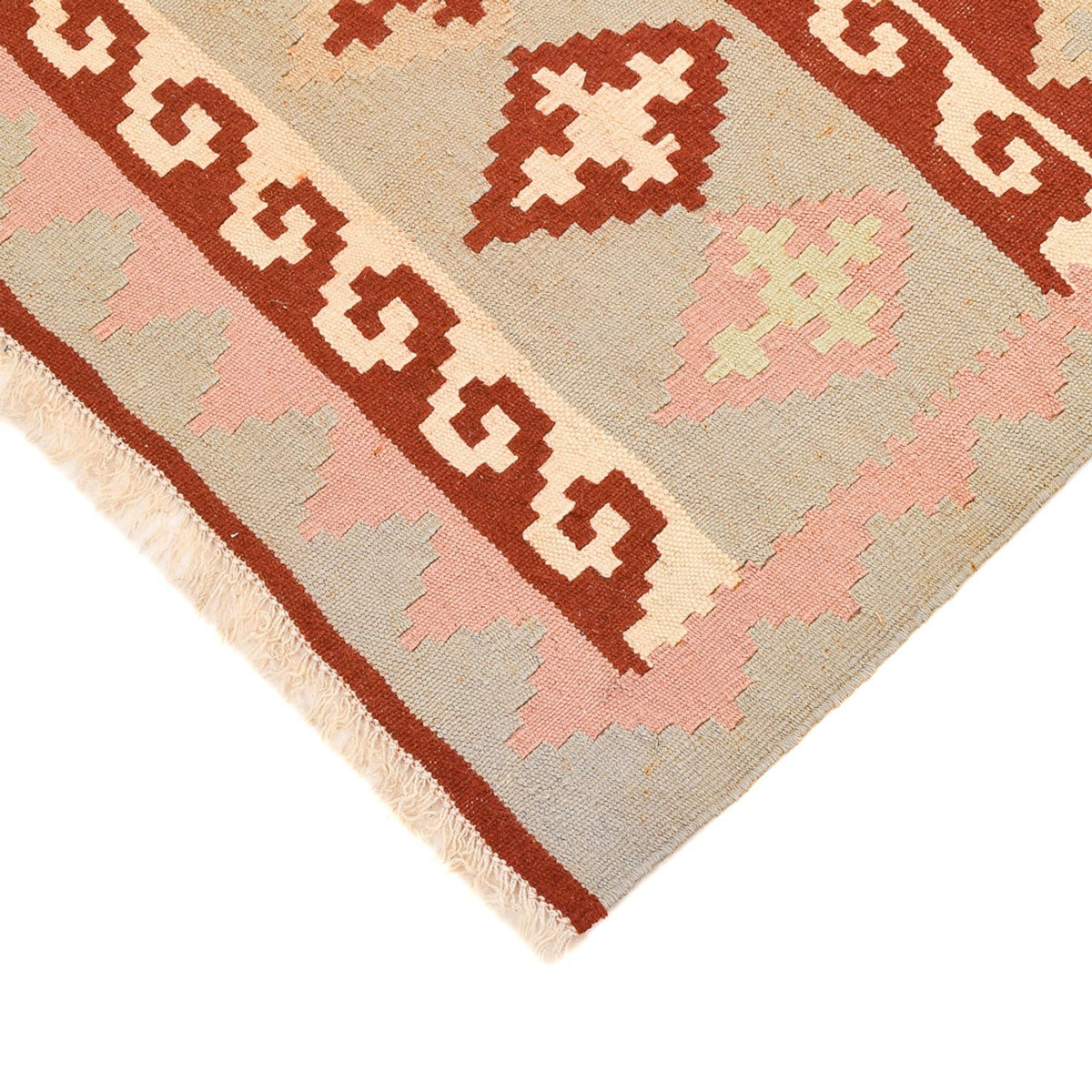 Kelim Carpet - orientalisk matta - 137 x 98 cm - flerfärgad