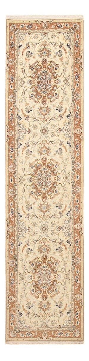 Runner Persisk matta - Tabriz - Royal - 370 x 87 cm - beige