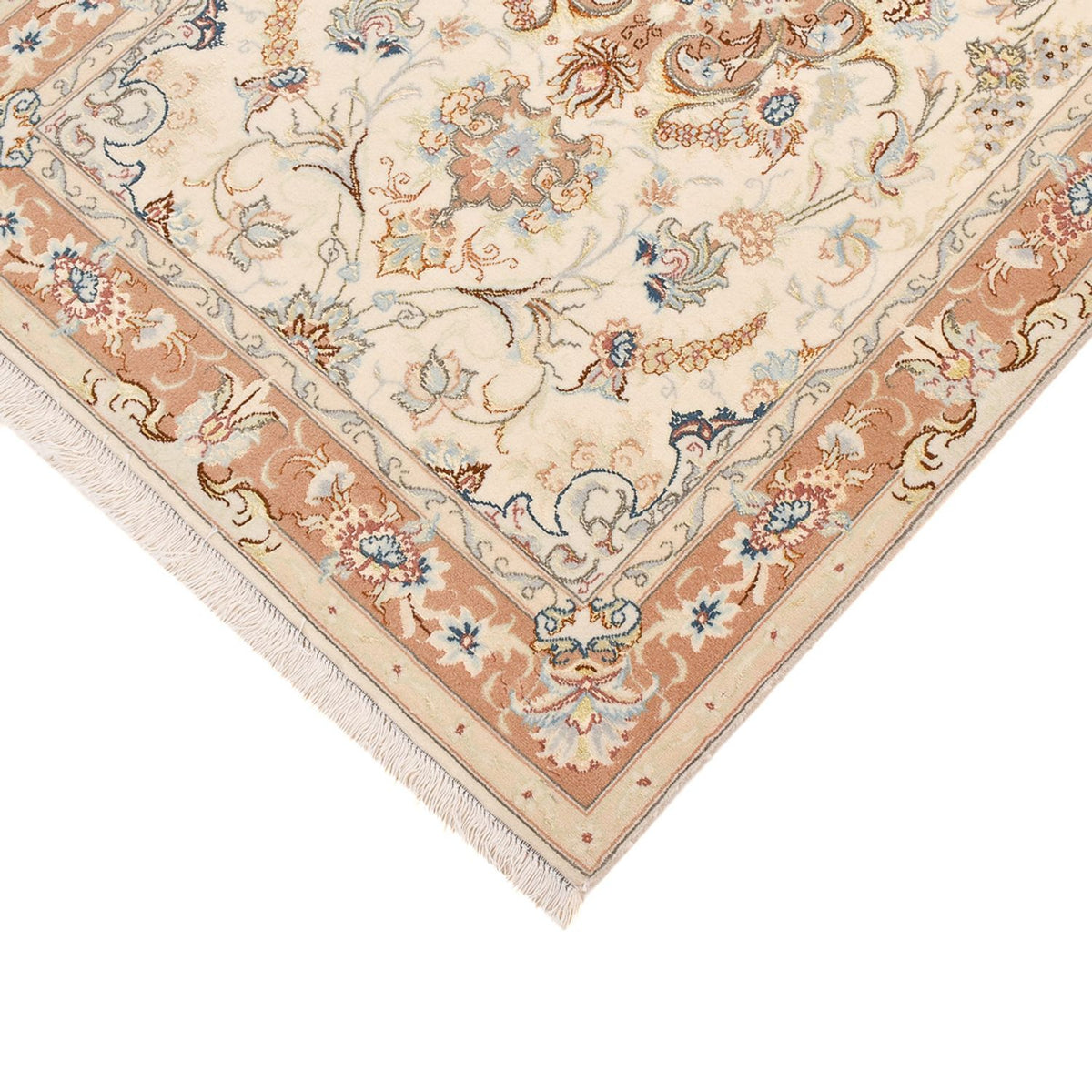 Runner Persisk matta - Tabriz - Royal - 370 x 87 cm - beige