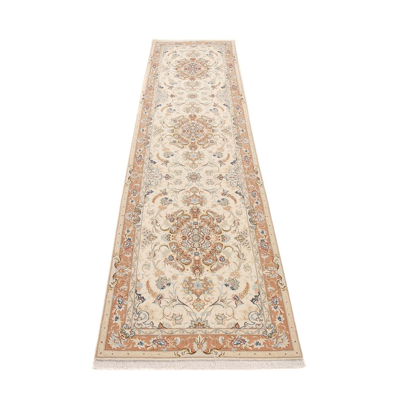Runner Persisk matta - Tabriz - Royal - 370 x 87 cm - beige