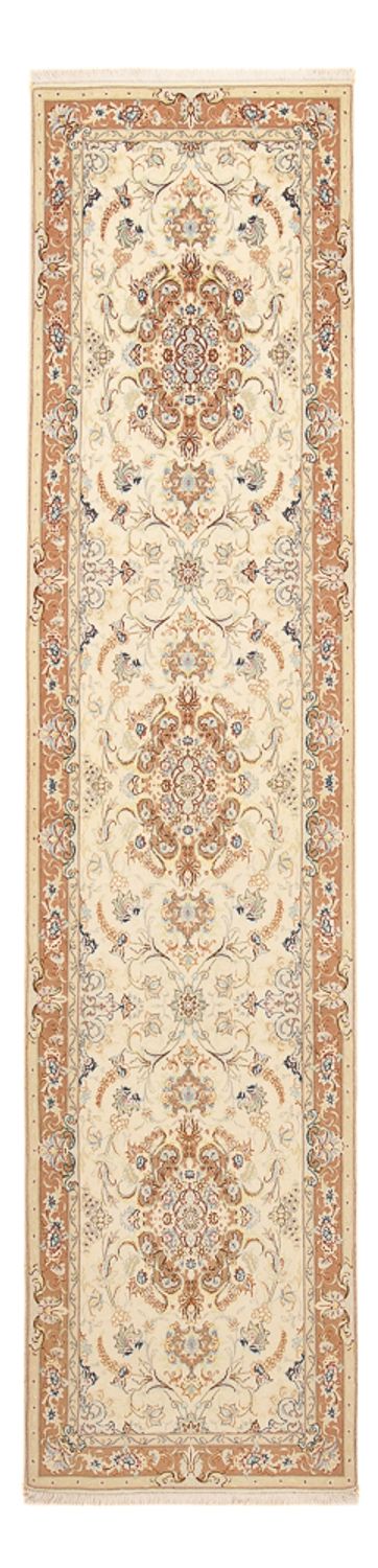 Runner Persisk matta - Tabriz - Royal - 372 x 87 cm - beige