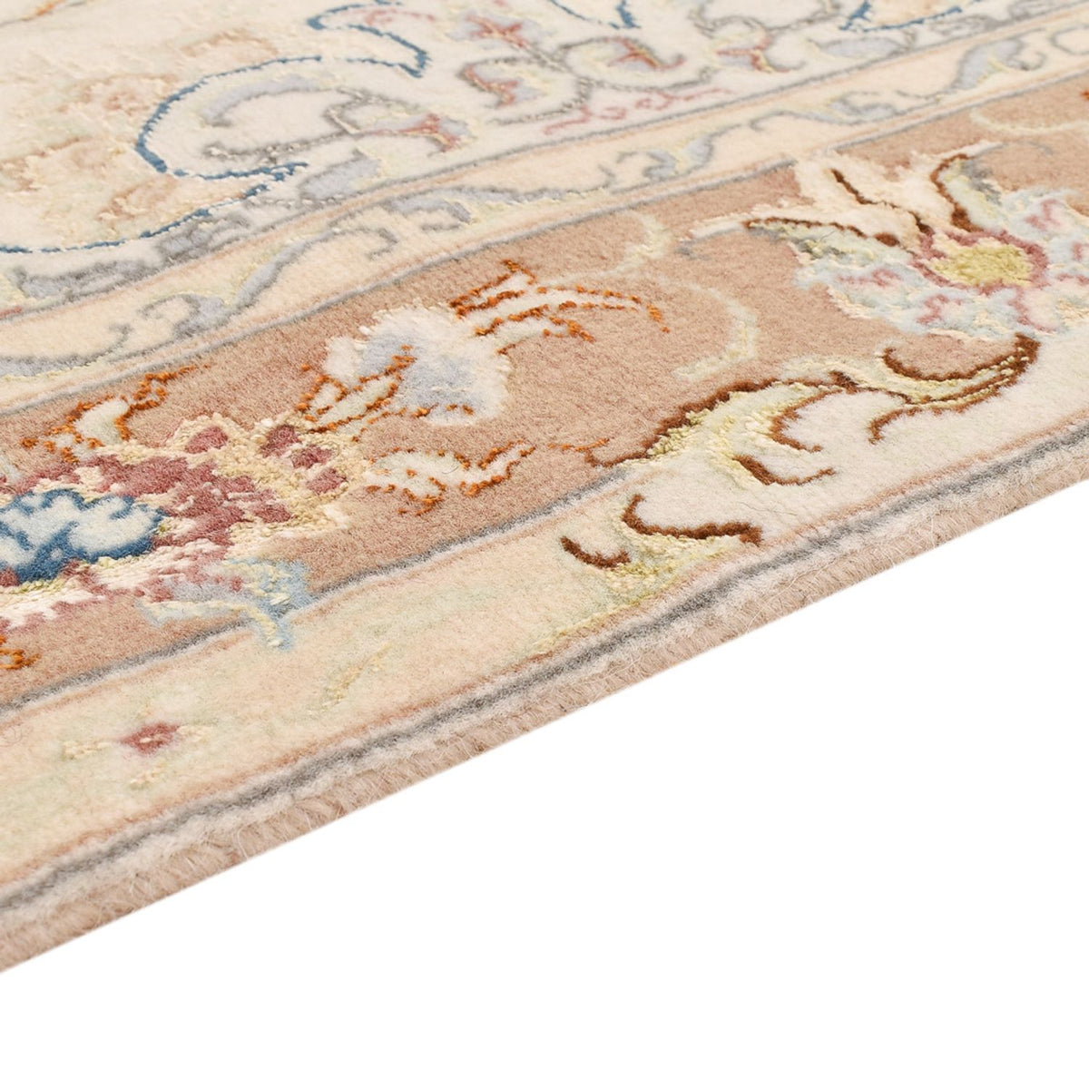 Runner Persisk matta - Tabriz - Royal - 372 x 87 cm - beige